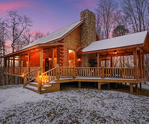 Alpenglow porch, side