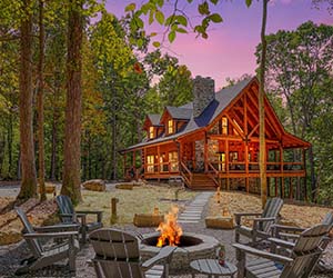 Big Stone Retreat porch, side