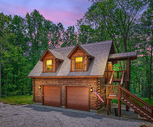 Chestnut Chalet porch, side