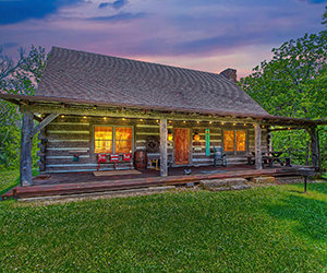 Olde Homestead porch, side