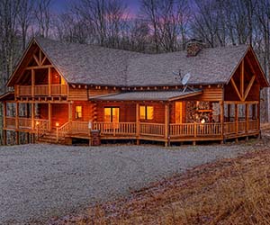 Overbrook Lodge porch, side