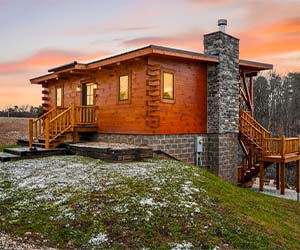 The Tack Room porch, side