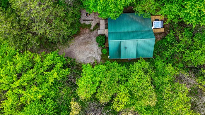 Peaceful wooded getaway in southern Ohio