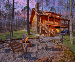 Whitetail Ridge Retreat porch, side